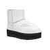 CLASSIC MINI PLATFORM WHITE LEATER/BLACK