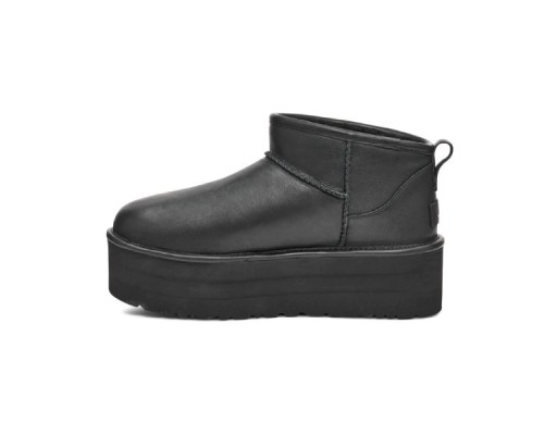 CLASSIC ULTRA MINI PLATFORM LEATHER BLACK