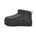 CLASSIC ULTRA MINI PLATFORM LEATHER BLACK