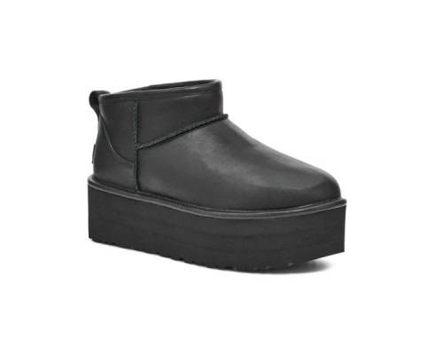 CLASSIC ULTRA MINI PLATFORM LEATHER BLACK