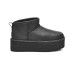 CLASSIC ULTRA MINI PLATFORM LEATHER BLACK