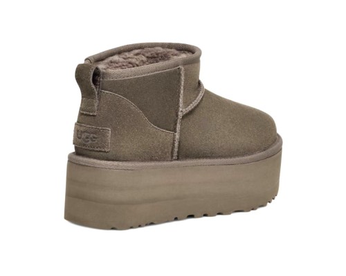 UGG CLASSIC ULTRA MINI PLATFORM SLATE
