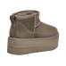 UGG CLASSIC ULTRA MINI PLATFORM SLATE