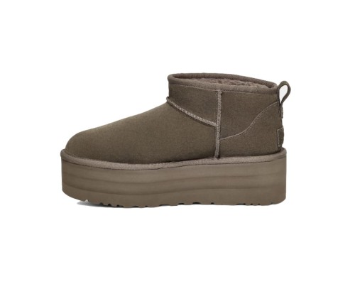 UGG CLASSIC ULTRA MINI PLATFORM SLATE