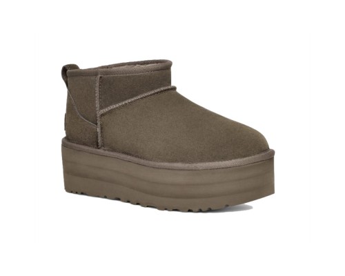 UGG CLASSIC ULTRA MINI PLATFORM SLATE