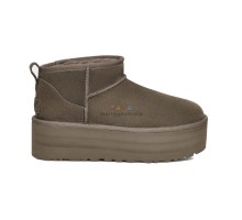 UGG CLASSIC ULTRA MINI PLATFORM SLATE