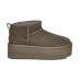 UGG CLASSIC ULTRA MINI PLATFORM SLATE