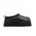 UGG WOMEN'S TASMAN TAZZ PLATFORM LEATHER BLACK