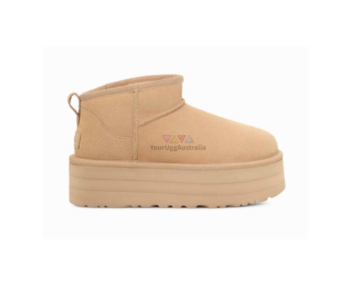 UGG CLASSIC ULTRA MINI PLATFORM SAND