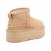 UGG CLASSIC ULTRA MINI PLATFORM SAND