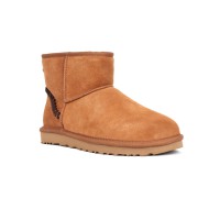 UGG CLASSIC MINI DECO SUEDE BOOT MEN'S CHESTNUT