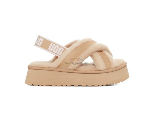 UGG Disco Cross Slide Sand