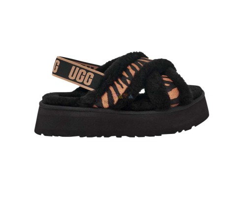 UGG W Disco Cross Slide Tiger Print