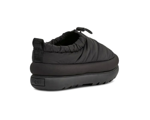 UGG MAXI HERITAGE BRAID CLOG BLACK