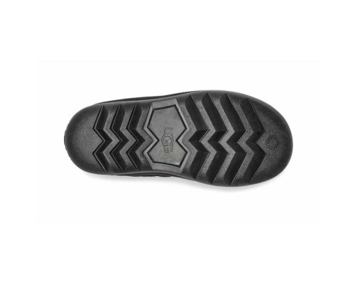 UGG MAXI HERITAGE BRAID CLOG BLACK