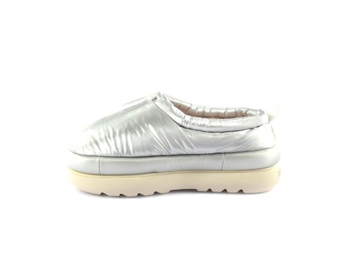 UGG MAXI HERITAGE BRAID CLOG SILVER