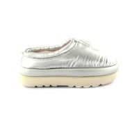 UGG MAXI HERITAGE BRAID CLOG SILVER