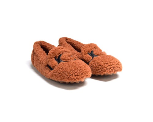 UGG WOMEN'S HAILEY FLAFF LOFER BROWN