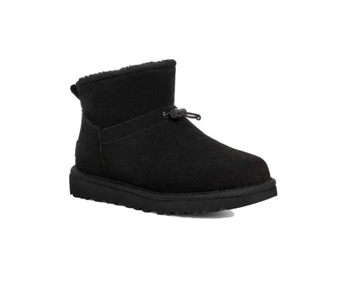 UGG CLASSIC MINI TOGGLER BLACK