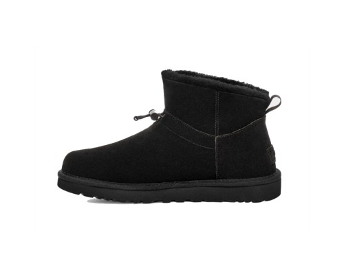 UGG CLASSIC MINI TOGGLER BLACK