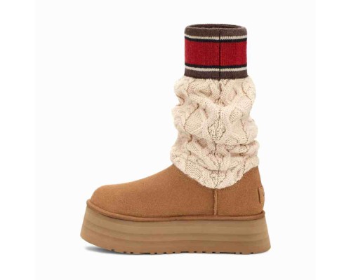 CLASSIC SWEATER LETTER  CHESTNUT