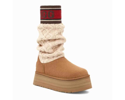 CLASSIC SWEATER LETTER  CHESTNUT