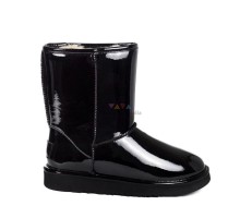  UGG JIMMY CHOO PATENT II BLACK