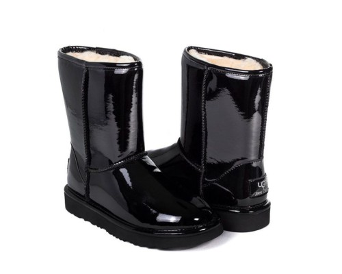UGG JIMMY CHOO PATENT II BLACK