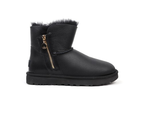 UGG BAILEY ZIP MINI BOOT METALLIC BLACK