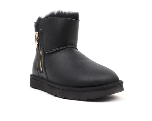 UGG BAILEY ZIP MINI BOOT METALLIC BLACK