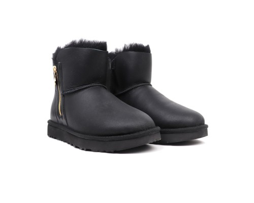 UGG BAILEY ZIP MINI BOOT METALLIC BLACK