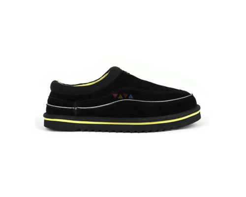 UGG WOMEN'S TASMAN CALI WAVE BLACK/PEARFECT