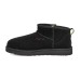 UGG WOMEN'S ULTRA MINI BLACK ZIP