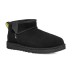 UGG MEN'S CLASSIC ULTRA MINI BLACK ZIP