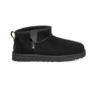 UGG WOMEN'S ULTRA MINI BLACK ZIP