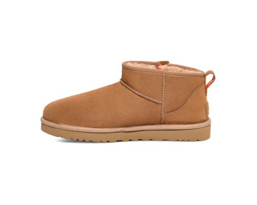 UGG WOMEN'S ULTRA MINI CHESTNUT ZIP