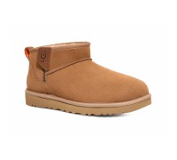 UGG MEN'S CLASSIC ULTRA MINI CHESTNUT ZIP