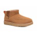 UGG WOMEN'S ULTRA MINI CHESTNUT ZIP