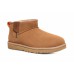 UGG MEN'S CLASSIC ULTRA MINI CHESTNUT ZIP