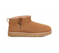 UGG WOMEN'S ULTRA MINI CHESTNUT ZIP