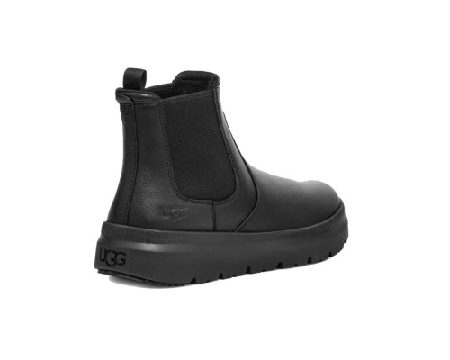 UGG BURLEIGH CHELSEA LEATHER BLACK
