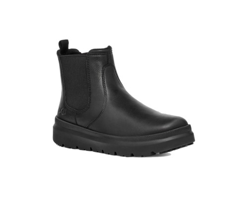 UGG BURLEIGH CHELSEA LEATHER BLACK