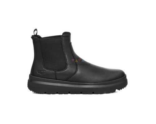 UGG BURLEIGH CHELSEA LEATHER BLACK