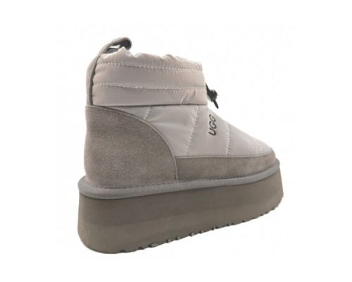 UGG WOMEN'S OBBA PLATFORM GREY