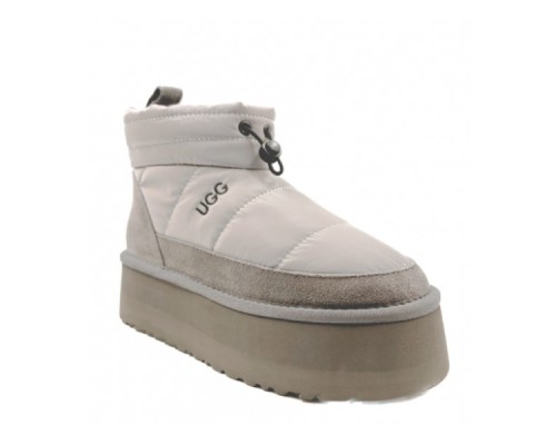 UGG WOMEN'S OBBA PLATFORM GREY