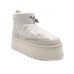 UGG WOMEN'S OBBA PLATFORM WHITE