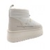 UGG WOMEN'S OBBA PLATFORM WHITE